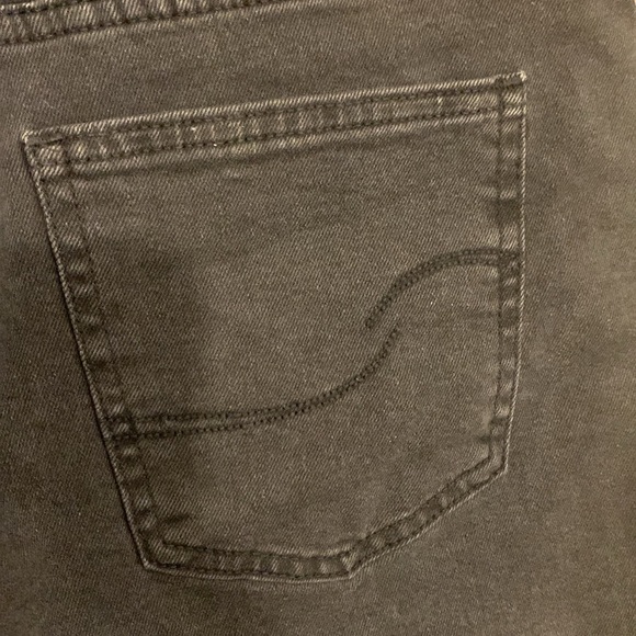 Signature Levi Strauss Heritage high rise black denim shorts sz 12 - Picture 7 of 11